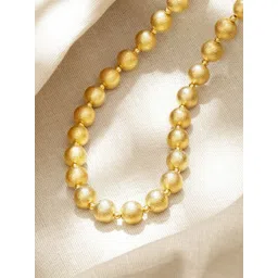 Rubans Voguish 18K Gold-Plated Artificial Beaded Statement Necklace-picture-31