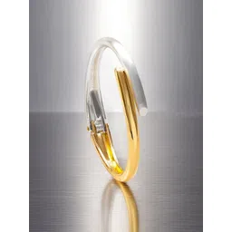 Rubans Voguish Gold & Silver Plated Bangle-Style Bracelet-picture-20