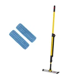 RUBBERMAID Black Yellow Mop Handle 1.42 m for Use with Industry Microfibre Floor Cleaning System, R050669-picture-13