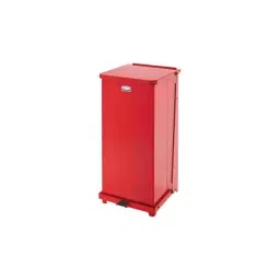 RUBBERMAID DefendersÂ® 49L Red Pedal Galvanised Steel Waste Bin, FGST24EPLRD-picture-25