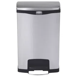 RUBBERMAID Slim Jim 50L Chrome Pedal Stainless Steel Waste Bin, 1901992-picture-35
