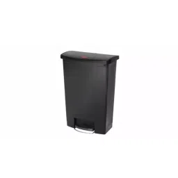 RUBBERMAID Slim Jim 90L Black Pedal Waste Bin, 1883615-picture-37