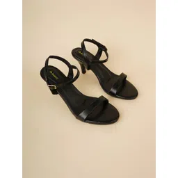 Rubeezz Women Kitten Heel Sandals-image-15