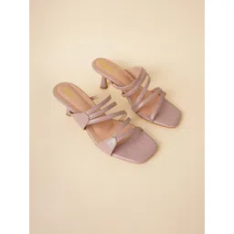 Rubeezz Women Kitten Heels Sandals-image-19