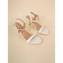 Rubeezz Women Kitten Heels Sandals-image-16