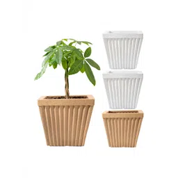 RUBOXA 4Pcs Brown UV ProtectedPlanters-image-13