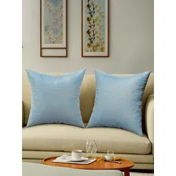 RUBOXA Blue Set of 2 Square Cushion Covers-picture-25