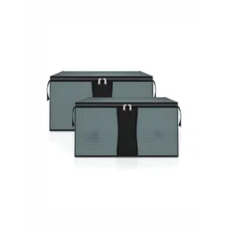 RUBOXA Grey & Black 2 Pieces Patti Waterproof Multi-Utility Organisers-picture-13
