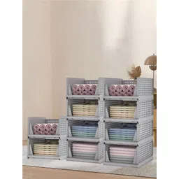 RUBOXA Grey Set of 6 Regular Multi-Utility Organisers-picture-40