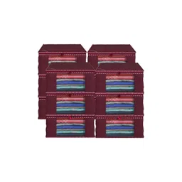 RUBOXA Maroon 12 Pieces Multi-Utility Organiser-picture-17