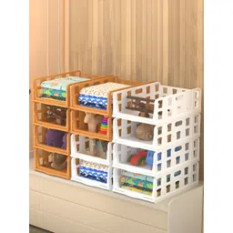 RUBOXA White Set of 6 Regular Multi-Utility Organisers-picture-26