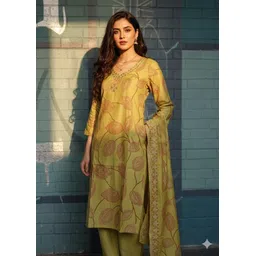 ruby Cotton Silk Blend Women Churidar-picture-13