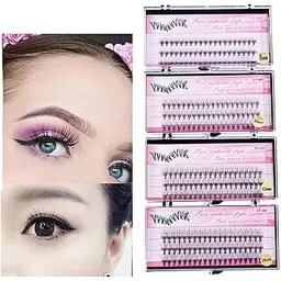 RUBYFACE Eyelash Extension, False Eyelash,Individual Lashes,Natural & Lightweight - 60pcs (10mm) MULTICOLORS-picture-16
