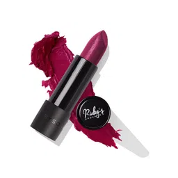 Ruby's Organics Semi-Matte Long Lasting Lipstick - 3.7g - Plum-picture-41