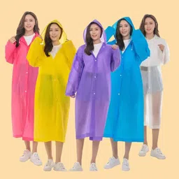 ruchika Solid Women Raincoat-picture-15