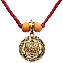 rudra centre Meru Shree Yantra Brass Pendant-picture-34