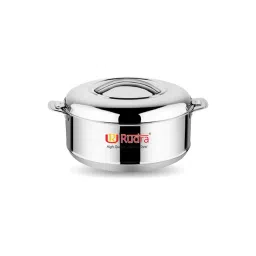 Rudra Silver Stainless Steel Casserole with PU Insulated & Easy to carry (75L)-picture-25