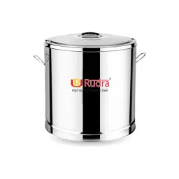 Rudra Silver Stainless Steel Casserole with Side Handle-picture-19