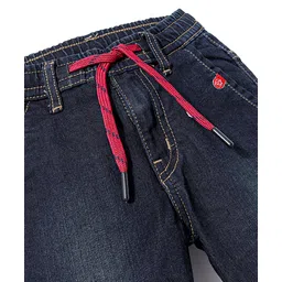 Ruff Full Length Washed Denim Jeans - Mud Blue image 3