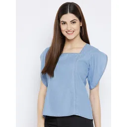 Ruhaans Blue Denim Top-picture-41