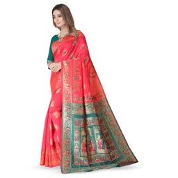 Ruhabs Woven Design Zari Saree With Blouse-picture-35