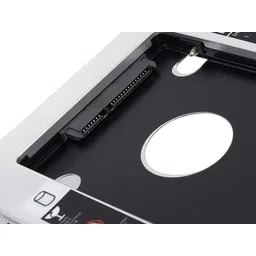 RuhZa 12.7mm Hard Drive Caddy – 2.5” to 3.5” SSD/HDD Converter for Laptop 2.5 inch 12.7mm Universal 2nd Hard Disk Drive 2.5'' HDD Caddy image 2