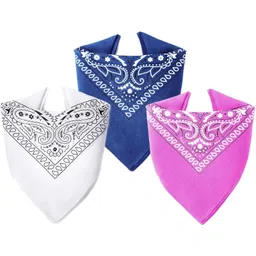 Run India Multi Purpose Outdoor Scarf Handkerchief Neckerchief Hip Hop FOR MEN WOMEN ["Blue","Pink","White"] Handkerchief-picture-12