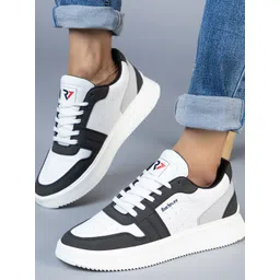 RUN SEVEN Men Colourblocked Mid Top Sneakers-picture-21