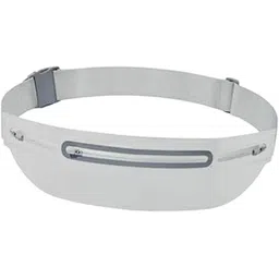 Running Belt Fanny Pack Stylish Running Waist Belt for Cycling Hiking Travel Light Gray-picture-10