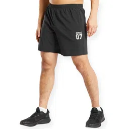 running machine Solid Men Black Sports Shorts-picture-15