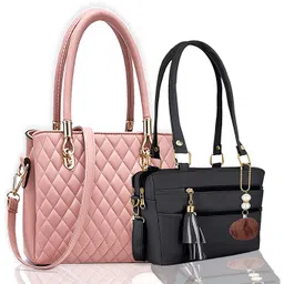 ruok Women Pink, Black Messenger Bag-picture-24