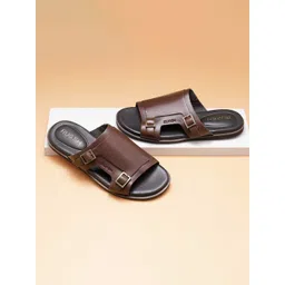 Ruosh Men Leather Comfort Sandals-picture-19