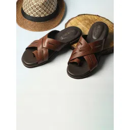 Ruosh Men Leather Comfort Sandals-picture-18