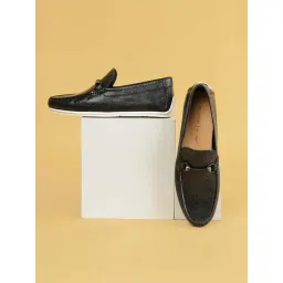 Ruosh Men's Black Casual Loafers-picture-21