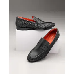 Ruosh Men's Black Casual Loafers-picture-42