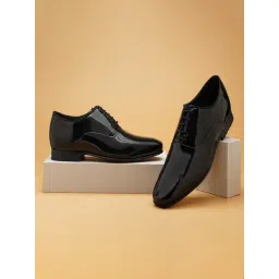 Ruosh Men's Black Oxford Shoes-picture-10
