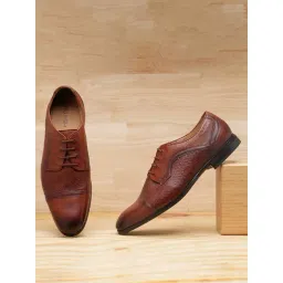 Ruosh Men's Brown Derby Shoes-picture-43