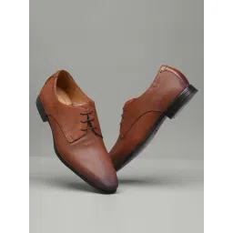 Ruosh Men's Brown Derby Shoes-picture-37