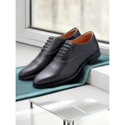 Ruosh Men's Cash Black Oxford Shoes-picture-17
