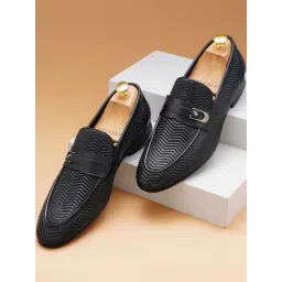 Ruosh Men's Duke Black Loafers-picture-43