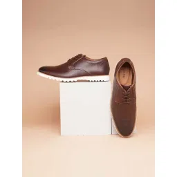 Ruosh Men's Tan Derby Shoes-picture-28