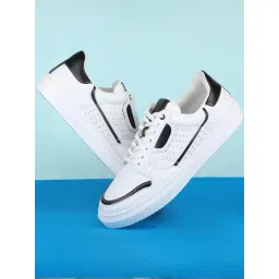 V8 By Ruosh Men's Aldor White & Black Casual Sneakers-picture-41