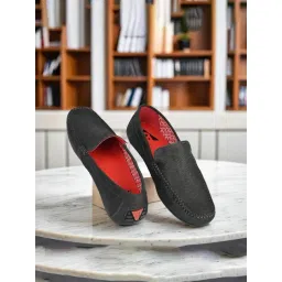 V8 By Ruosh Men's Seti Black Casual Loafers-picture-32