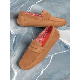 V8 By Ruosh Men's Seti Tan Casual Loafers-picture-19