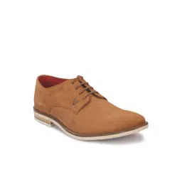 V8 by Ruosh Men's Venice Tan Derby Shoes-picture-17