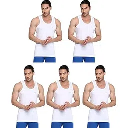 rupa frontline Men's Solid Regular Fit Vest (Colors-Alaska-201-White-RN-5-80_White-picture-22