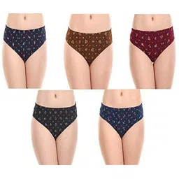 rupa Pack of 5 Women Hipster Multicolor Panty-picture-22