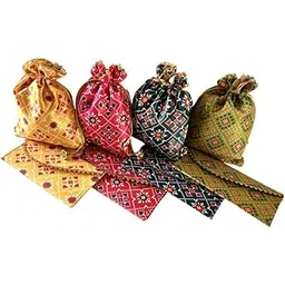 RUQA Handmade Patola Potli and Patola Envelope suitable for Personal Use and for Gifting Purpose on all Occasions and Festivals-picture-45