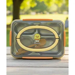 Rushabh Novelty Lunch Box 2530B - Yellow-picture-28