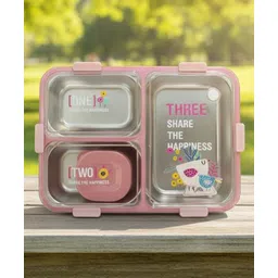 Rushabh Novelty Lunch Box 7135-Pink-picture-31